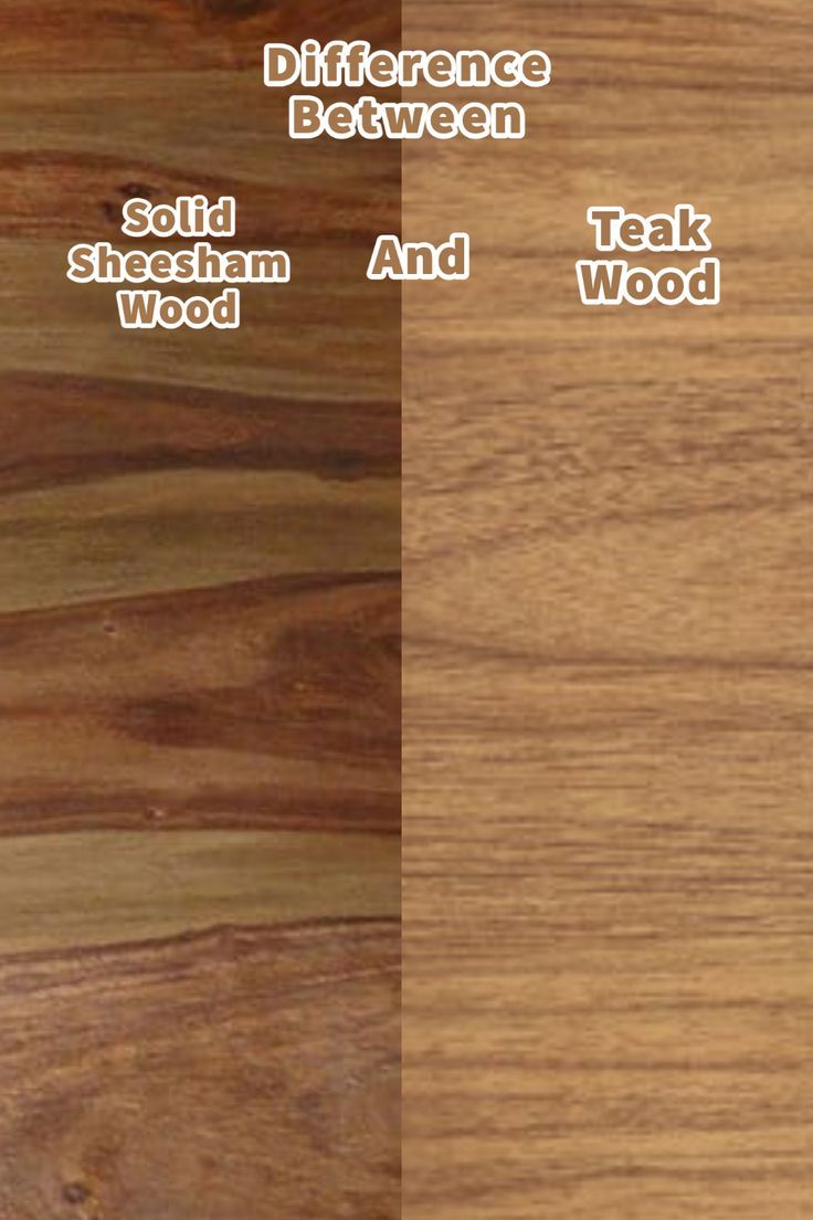 Sheesham Wood vs Teak Wood
