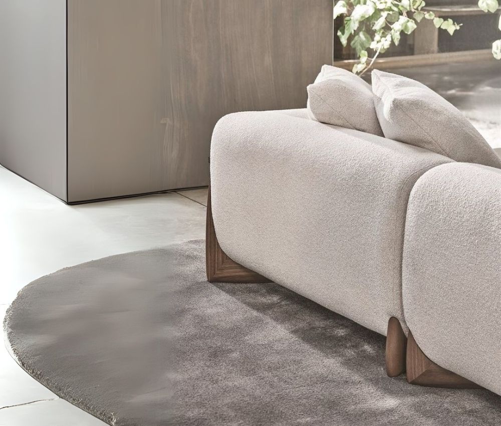 Boucle Sofa Set For Smart Home