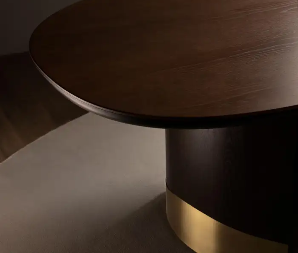 Dining Set Brazy - Premium Qulity With Brass Table