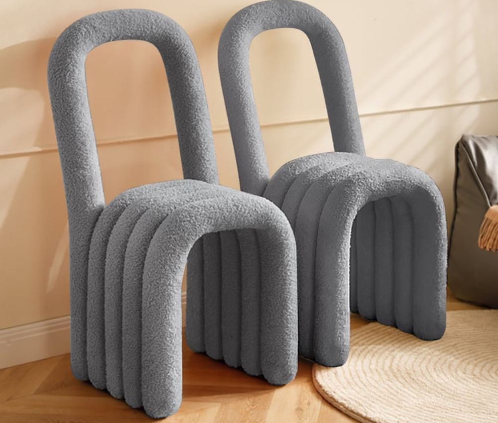 Elegant Puffy Chair With Premium Quality Upholstery