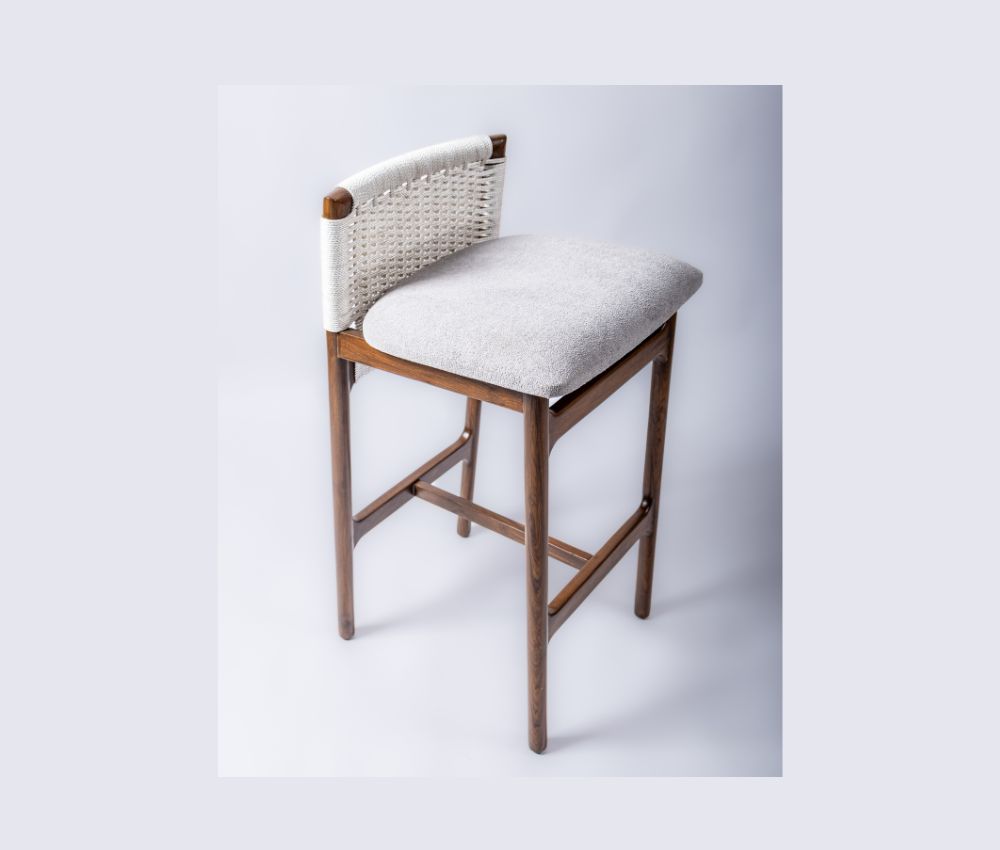 Premium Finish Wooden Bar Chairs - Veeva