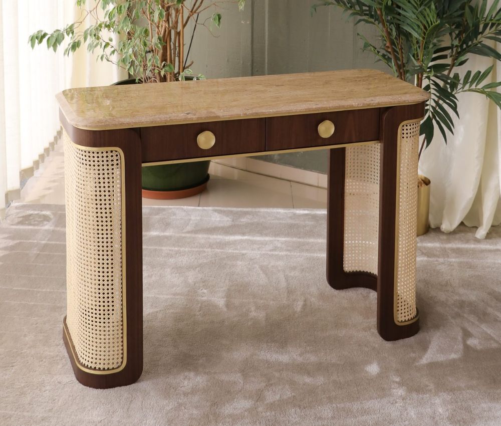 Noce Console Table in Wood