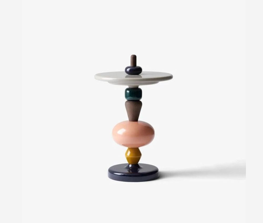 Unique Side Tables with colorful element at oria homes