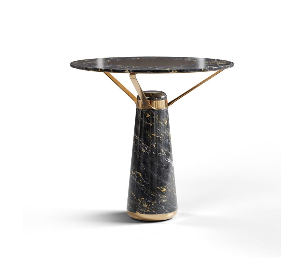 Willow Coffee Table Surrounded With Marble