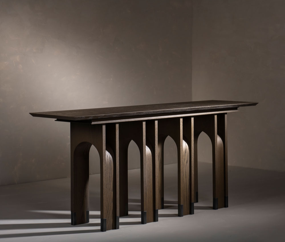 Rosy Console Table in Premium Solid Teakwood