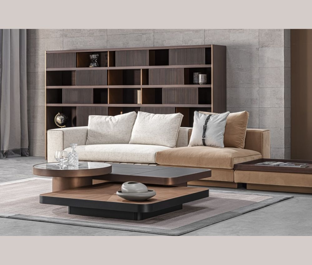 Center Table With Sofa Set 