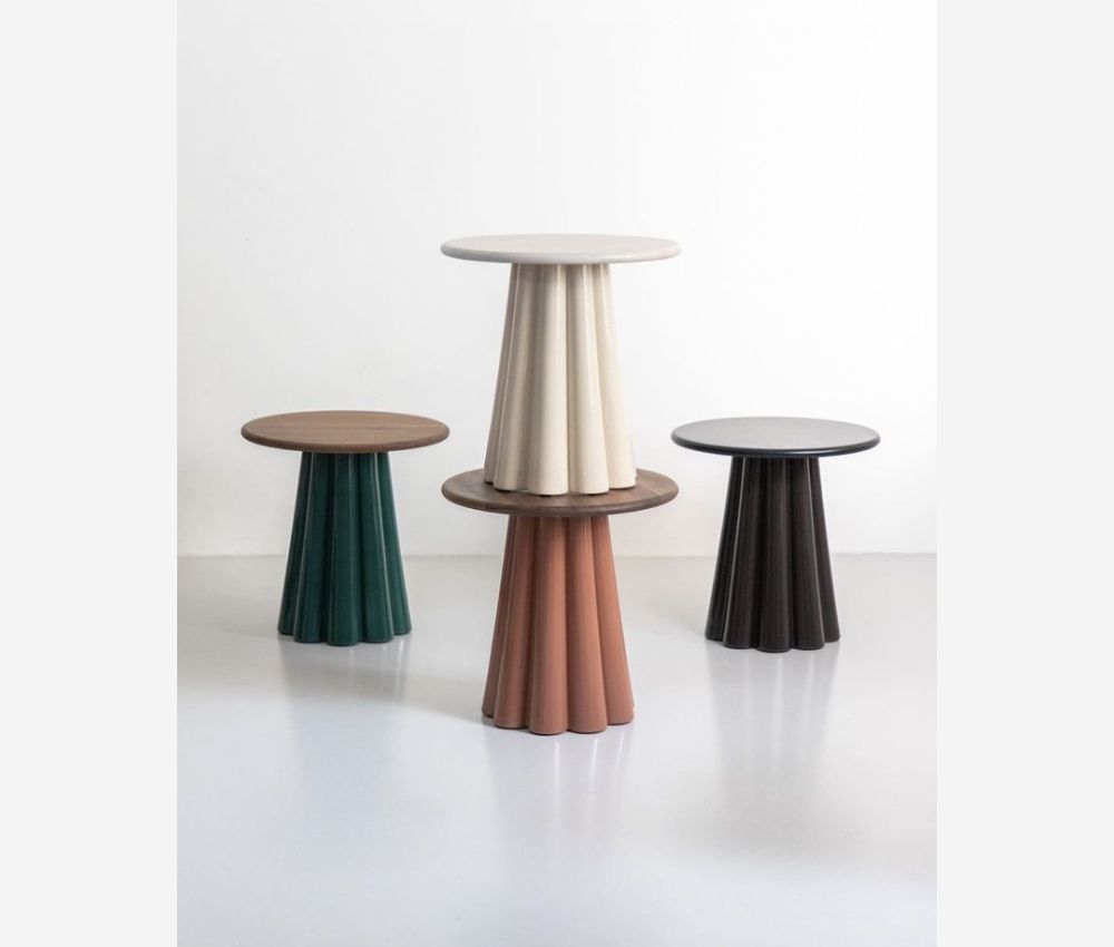 Colorful Side Tables in PU Finish