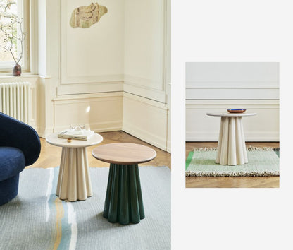 Colorful Side Tables in PU Finish At Oria Homes
