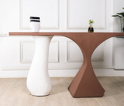 Concrete Finish Console Table