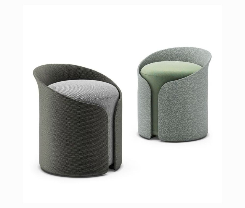 Dual-color Classy Puffy Chair With Customize Color