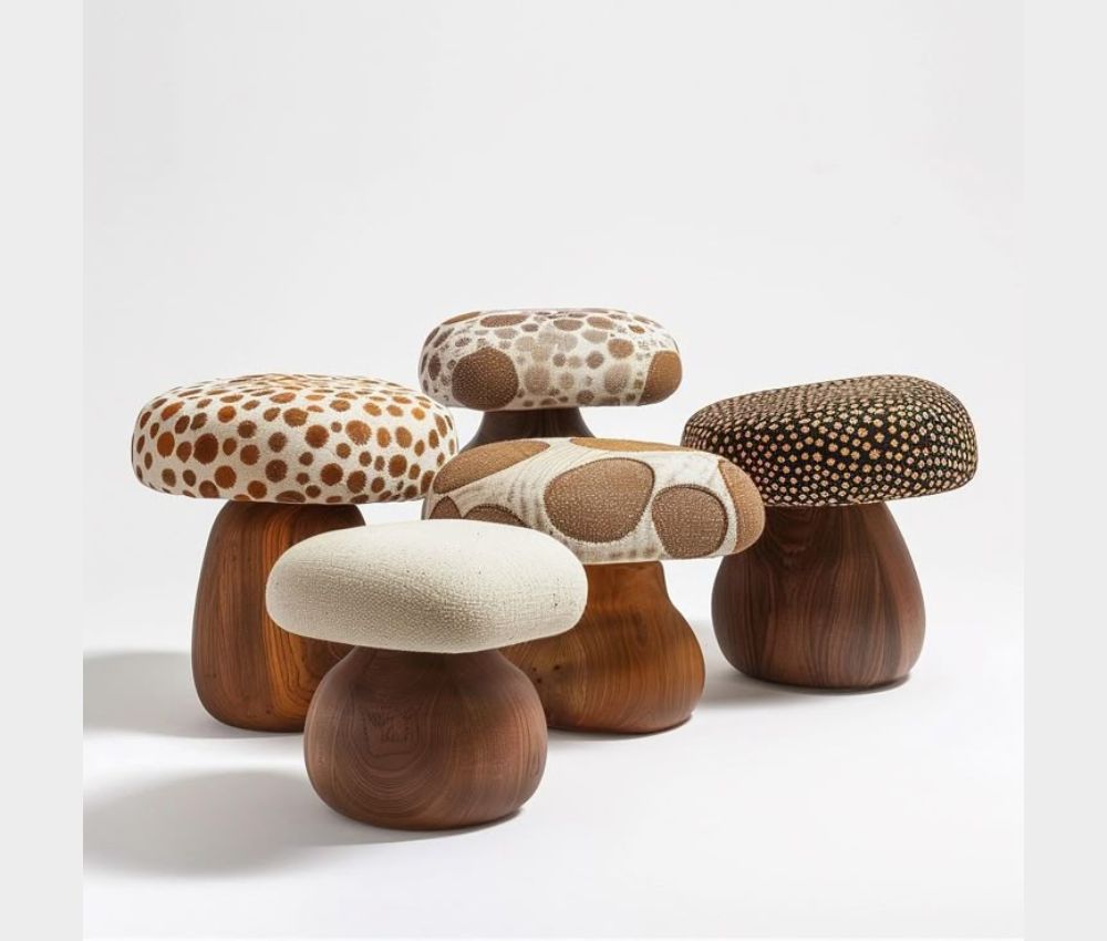 Mushroom Puffy Table