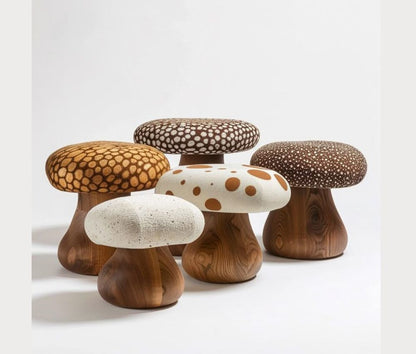 Mushroom Puffy Table With Customize Option