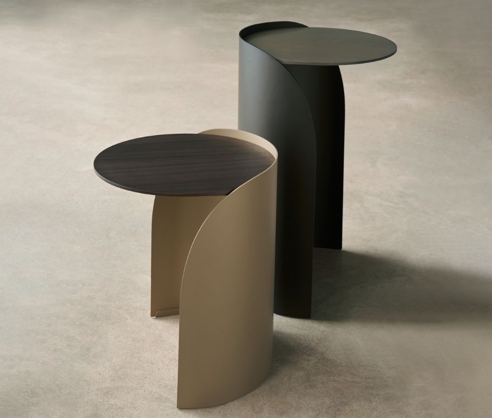 Stylish Corner Side Table in Metal finish
